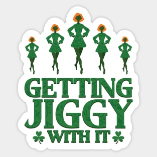 Getting Jiggy With It Sticker